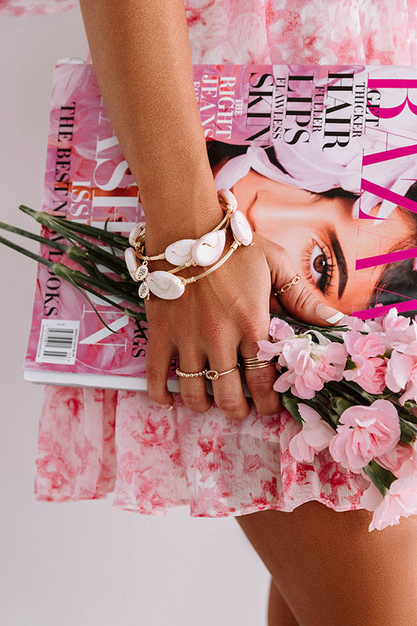 The Peony Bangle Bracelet