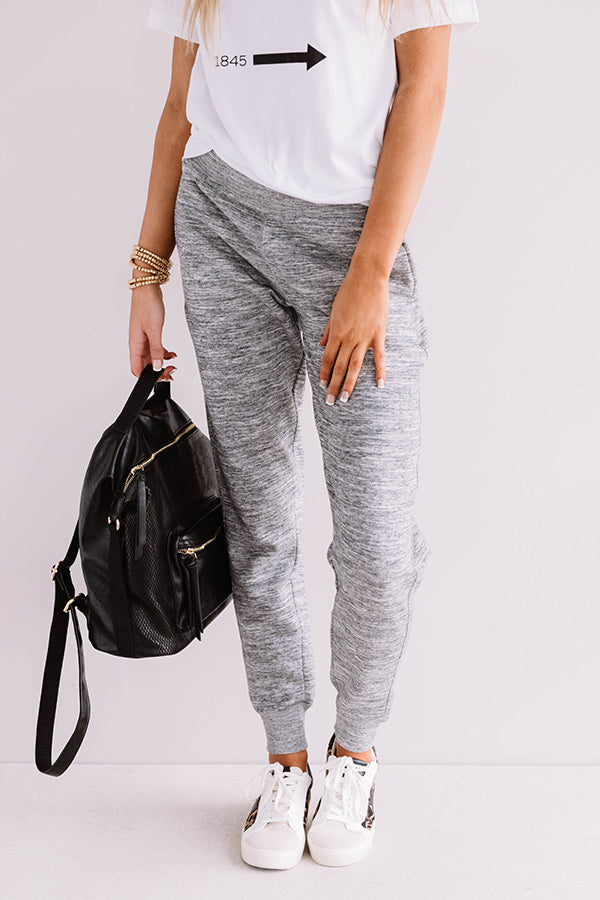 Ultimate Relaxation Midrise Joggers in Dark Grey