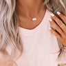 Kendra Scott Elisa Gold Pendant Satellite Necklace In White Kyocera Opal Illusion Image - 1
