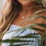 Kendra Scott Elisa Rose Gold Pendant Necklace in Dichroic Glass Image - 1