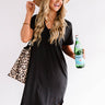 St. Kitts Cutie Shift Dress in Black Image - 1