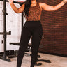 Aligned For Success High Waist Legging In Black Image - 1
