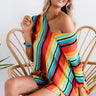 Call The Haute-Line Stripe Tunic In Blue Image - 1