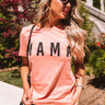 Mama Shift Tee In Peach Image - 1