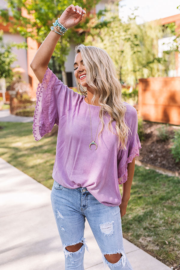 Timeless In Tribeca Shift Top In Lavender Image - 1