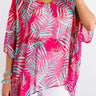 Call The Haute-Line Floral Tunic In Fuchsia Image - 1
