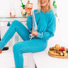 Lounging In Los Angeles Sweatshirt In Ocean Blue Image - 1