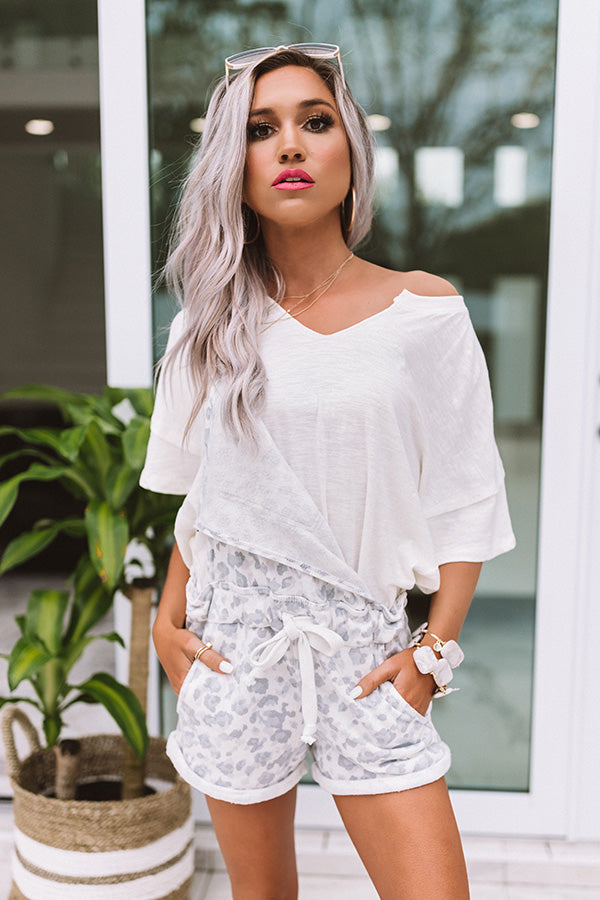 Sweet Meadow Shift Top In Ivory Image - 2