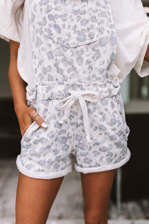 Soft In Soho Leopard Overalls Image - 5