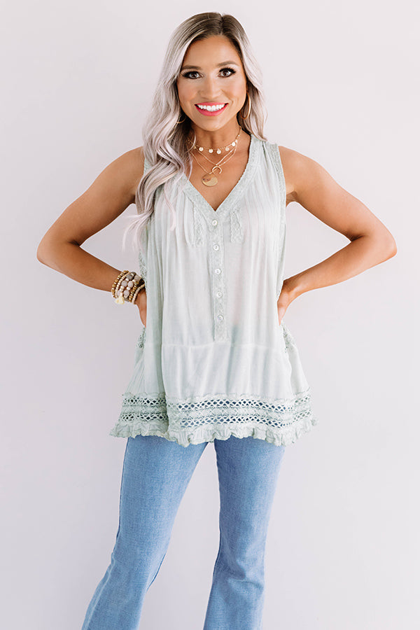Cali Cruise Crochet Shift Top Image - 2