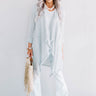 Secluded Beach Knit Linen Cardigan in Grey Image - 1