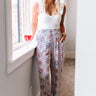 Wanderlust Livin' Joggers In Pink Image - 1