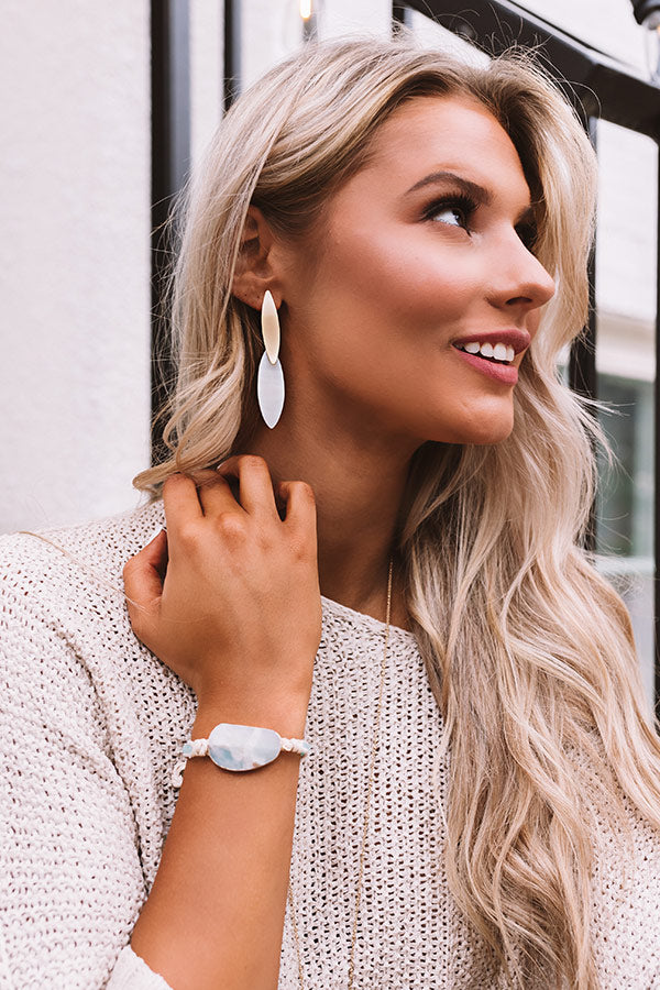 Tour Of Tahiti Earrings in Grey Image - 1
