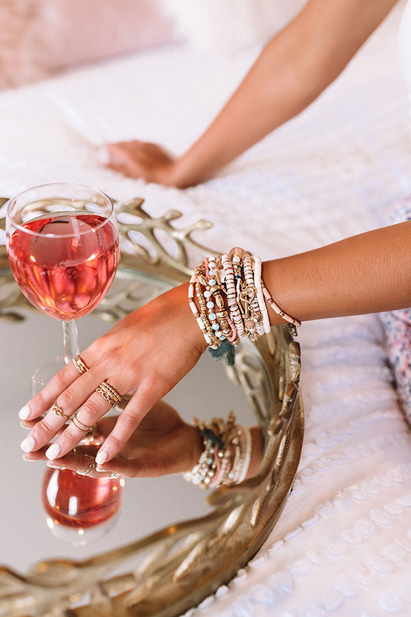 Pink Sand Beaches Bracelet Set