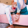 The Mandi Sandal In Rose Quartz Image - 1