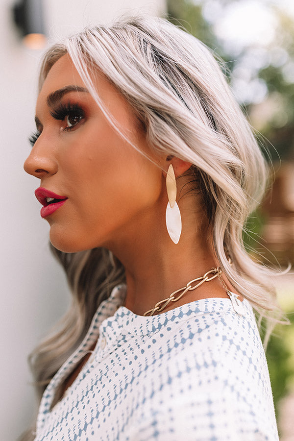 Tour Of Tahiti Earrings in Ivory Image - 4