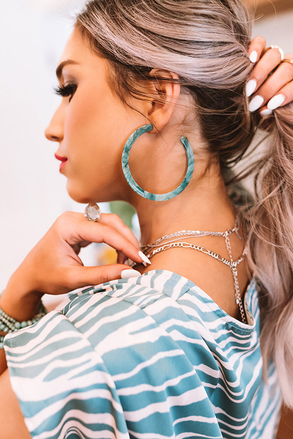 Kokomo Kisses Hoop Earrings