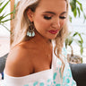 Vino On The Veranda Earrings In Mint Image - 1