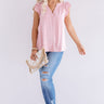 Cambridge Crush Shift Top In Pink Image - 1