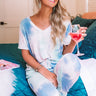 Lounge Around Tie Dye Crop Top Image - 1
