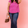 Cambridge Crush Shift Top In Orchid Curves Image - 1