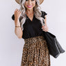 Cambridge Crush Shift Top In Black Image - 1