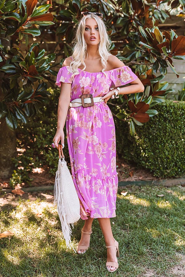 Kokomo Kisses Floral Midi