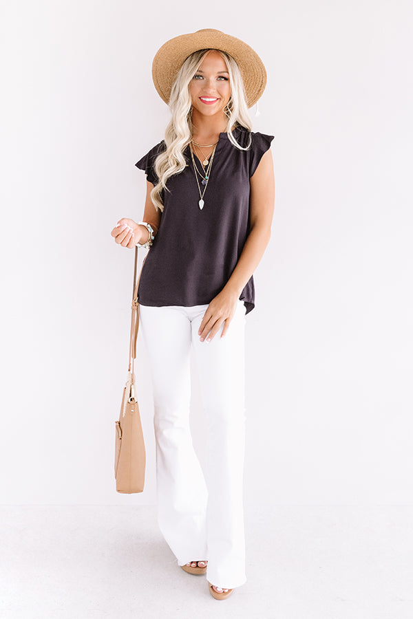 Cambridge Crush Shift Top In Indigo Image - 2