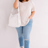 Solo Trip Leopard Shift Tee In Pink Curves Image - 1