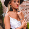 The Havana Tassel Earrings in Black Image - 1