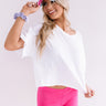 Cool Girl Crop Top in White Image - 1