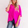 Weekend Picnic Shift Top in Hot Pink Image - 1