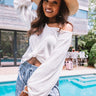 London Leisure Knit Top in Ivory Image - 1