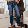 KanCan The Verona High Waist Frayed Skinny Image - 1