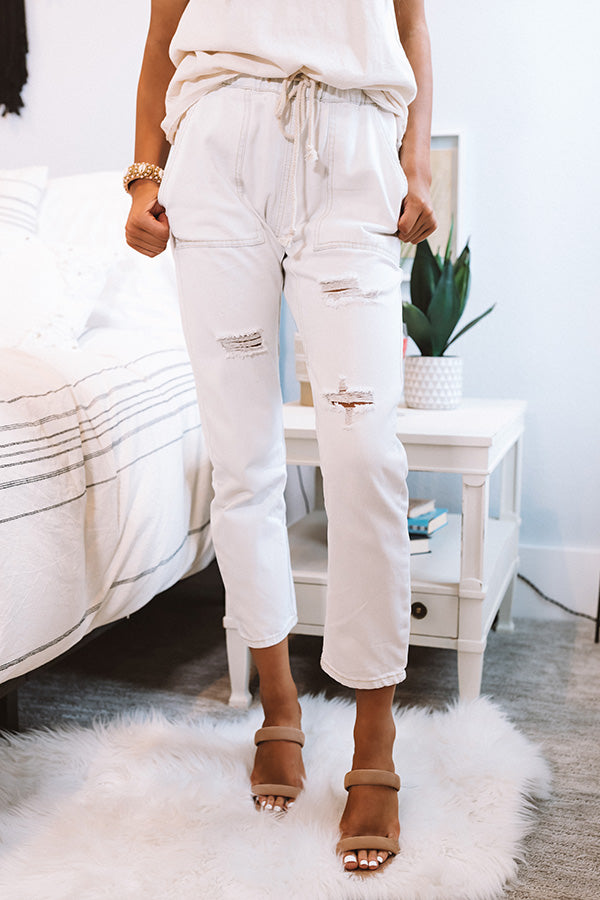 The McCoy High Waist Distressed Pants