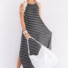 St. Tropez Promise Stripe Maxi In Black Image - 1