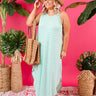 St. Tropez Promise Stripe Maxi In Seaglass Curves Image - 1