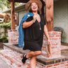 Summertime Vibes T-Shirt Dress In Black Curves Image - 1