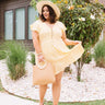 Joy For Days Floral Babydoll Dress in Marigold Curves Image - 1