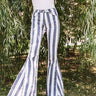 The Serina High Waist Flares In Navy Image - 1