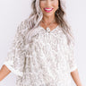 Vegas Suite Snake Print Babydoll Top Image - 1
