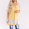 Parisian Party Shift Tunic Dress in Yellow Image - 1