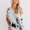 Seal The Deal Tie Dye Top Image - 1