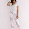 Sleeping In Tie Dye Joggers In Charcoal Image - 1