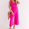 Everyday Magic Jumpsuit In Hot Pink Image - 1