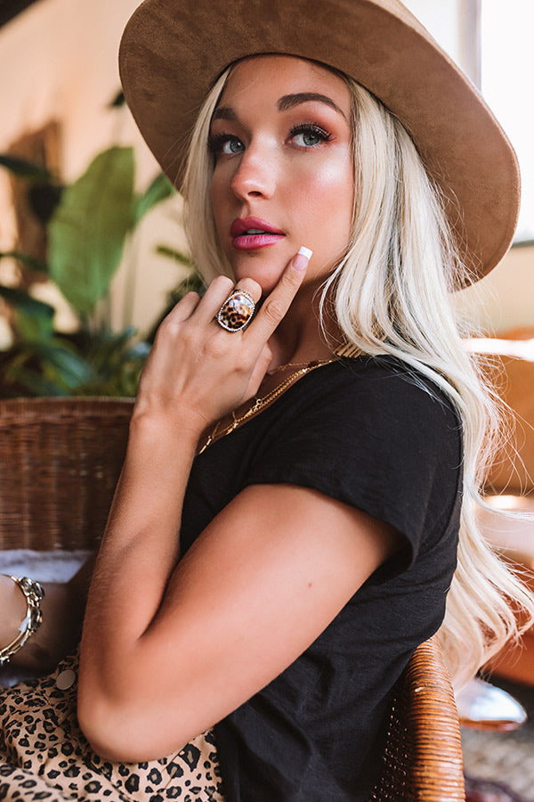 Passage To Paradise Ring In Brown