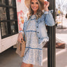 South West Scenery Shift Dress In Blue Image - 1