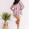 Blissful & Beautiful Shift Top In Lavender Image - 1