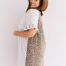 Social Hour Shift Dress In Stone Curves Image - 1
