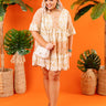 Ray Of Light Shift Dress in Tan Curves Image - 1